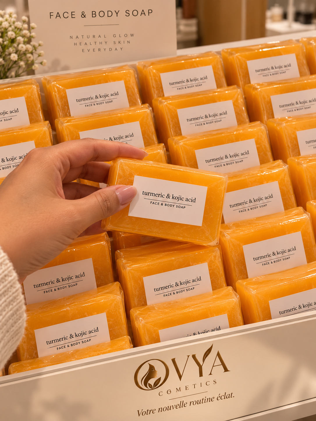 Savon Éclat Anti-Imperfections au Curcuma