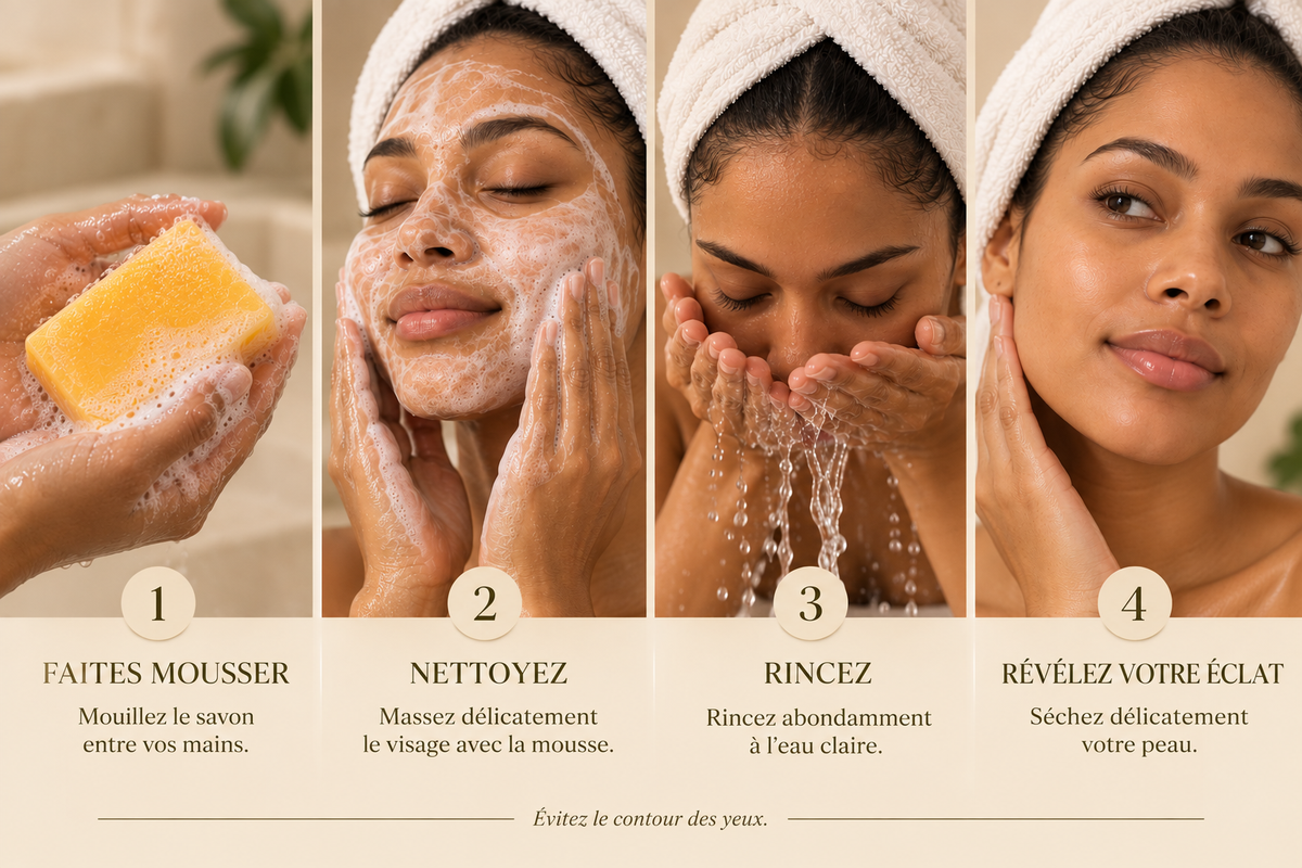 Savon Éclat Anti-Imperfections au Curcuma