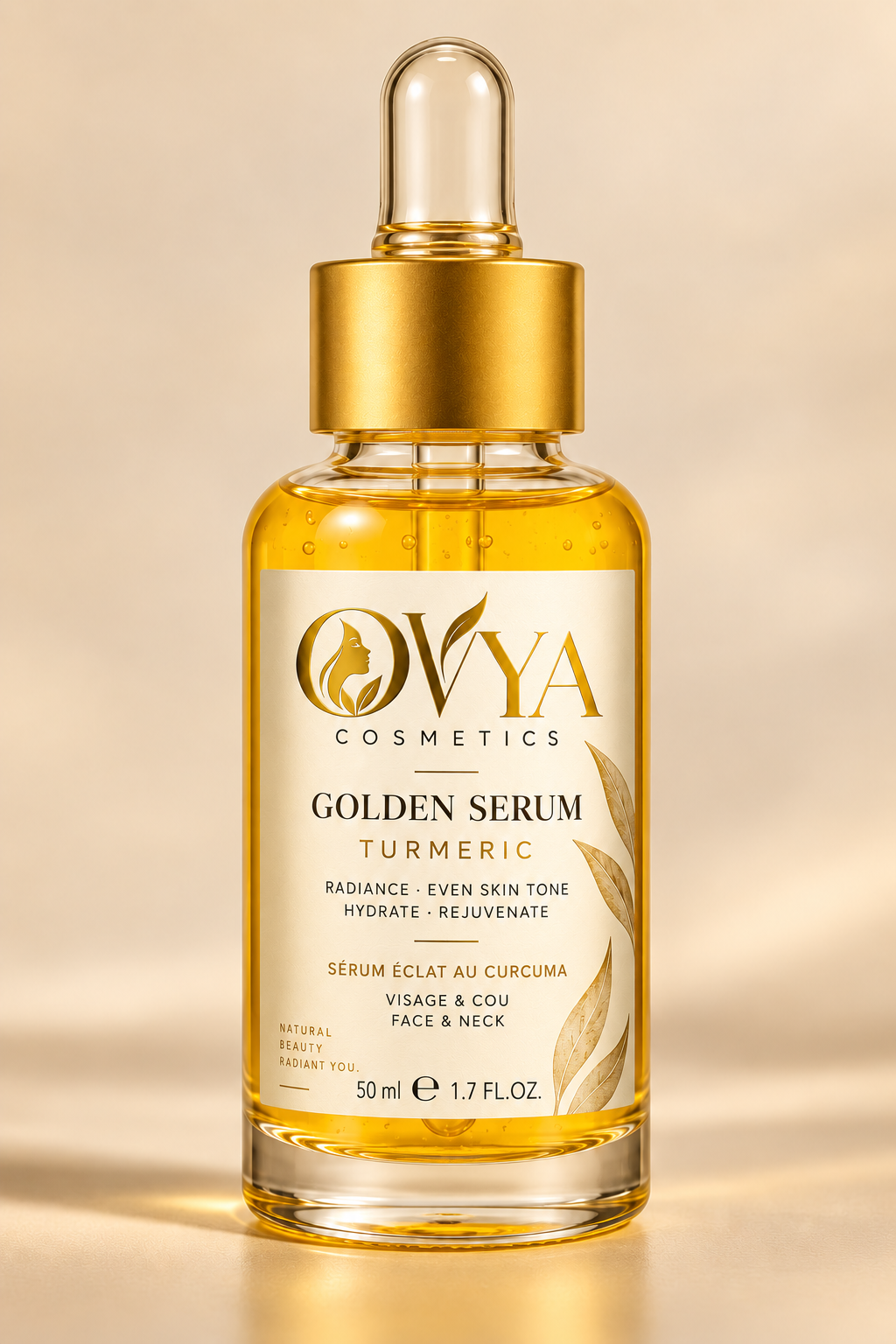 serum au curcuma peau éclatante et lumineuse