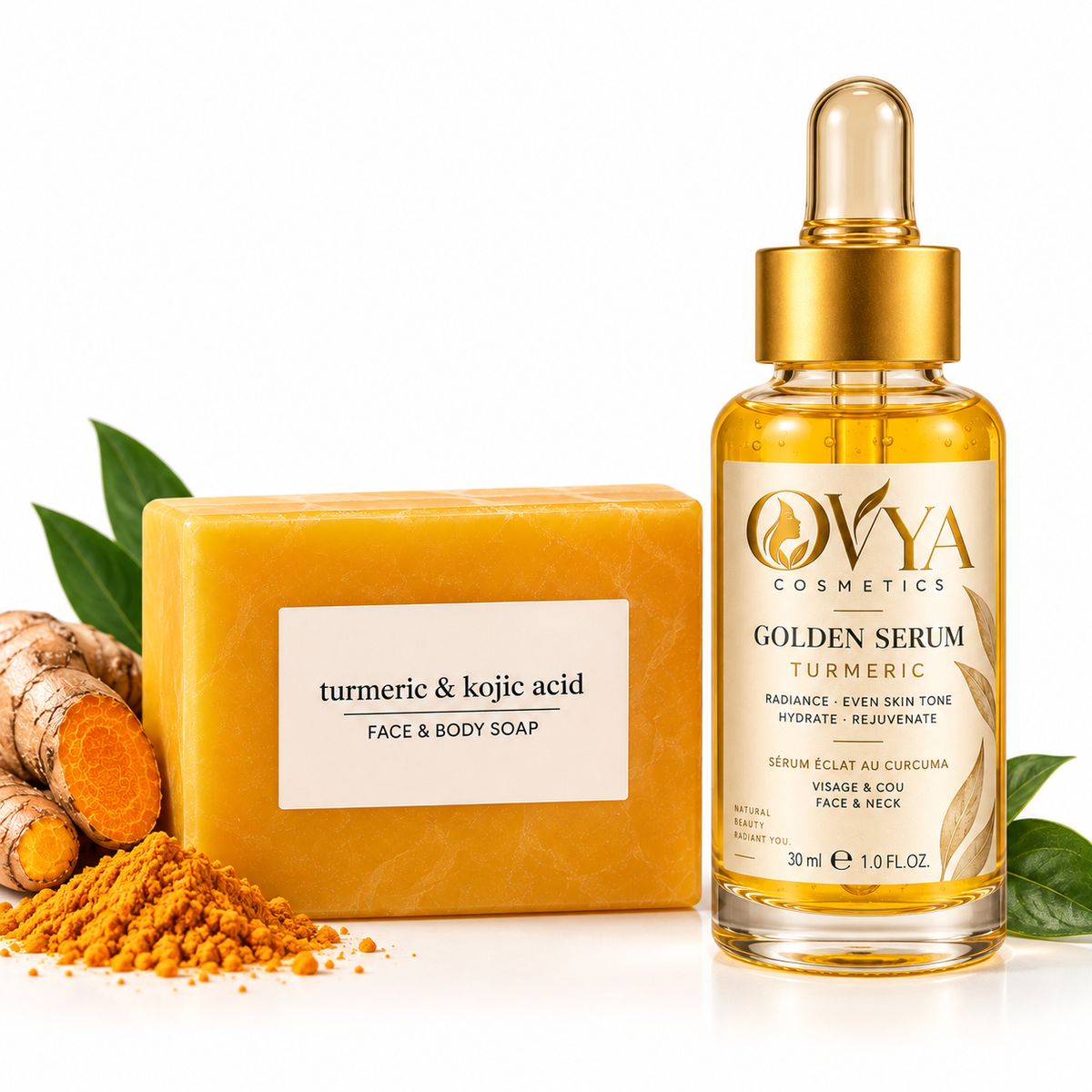 Routine Anti-Imperfections au Curcuma — Sérum + Savon